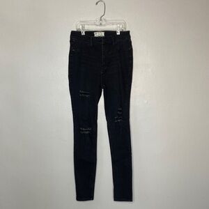 Free People Black Skinny Jeans